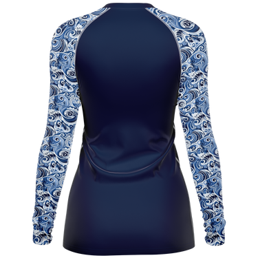 Chokefish™ Long Sleeve Rashguard Maori Woman's Shirt-002